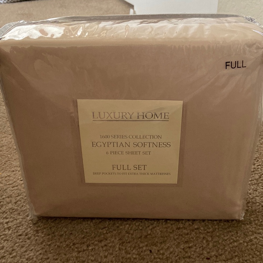 Luxury Home full size sheet set